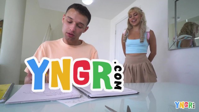 Sexy Blonde Teen Lilith Grace Gets Her Pussy Drilled By Pervy Step Bro