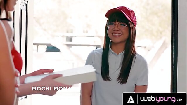 Besties cross the line and can’t resist their first lesbian summer threesome