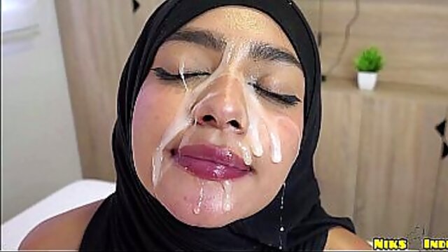 Hijaabi Babe Craves Hard Pounding Cum Dumped Deep In Passionate Heat